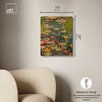 ART REMEDY® "Afternoon Visit" Giclee Nature And Landscape Canvas Art