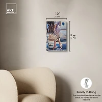 ART REMEDY® "Her Private Jet" Giclee Abstract Canvas Art