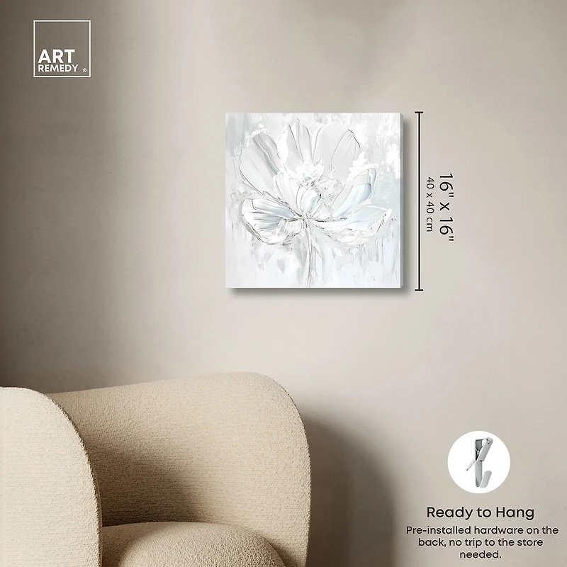 ART REMEDY® "Magnolia Ii" Giclee Floral And Botanical Canvas Art