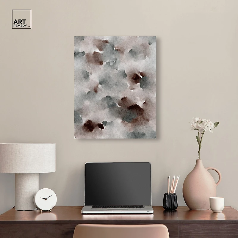 ART REMEDY® "The Winter February" Giclee Abstract Canvas Art