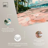 ART REMEDY® "Palms Under The Sun" Giclee Nature And Landscape Canvas Art
