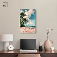 ART REMEDY® "Palms Under The Sun" Giclee Nature And Landscape Canvas Art