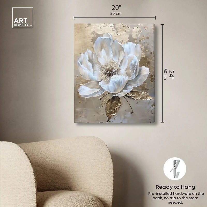 ART REMEDY® "Athenas Flower" Giclee Classic And Figurative Canvas Art