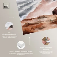 ART REMEDY® "Close To The Harbour" Giclee Nature And Landscape Canvas Art