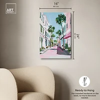 ART REMEDY® "Down The Avenue" Giclee Cities And Skylines Canvas Art