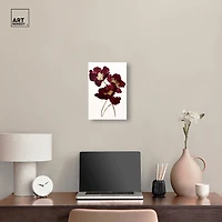 ART REMEDY® "Wine Flowers" Giclee Floral And Botanical Canvas Art