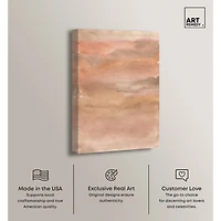 ART REMEDY® "Sienna Pigments Blend" Giclee Abstract Canvas Art