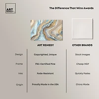 ART REMEDY® "The Luxurious Geode" Giclee Abstract Canvas Art