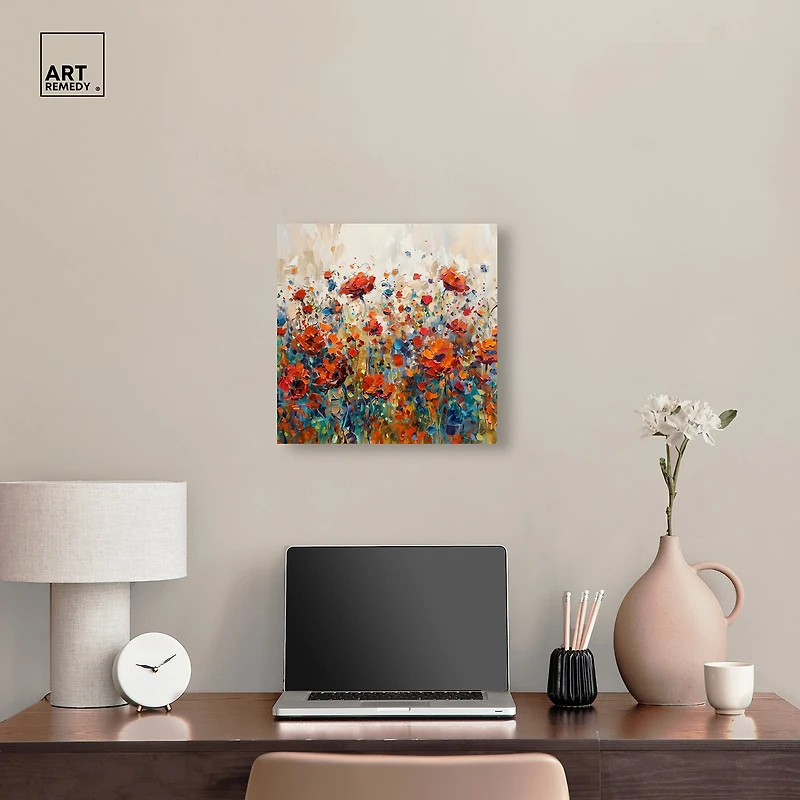 ART REMEDY® "Beautiful Garden Bloom" Giclee Floral And Botanical Canvas Art