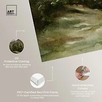 ART REMEDY® "April Woodland" Giclee Nature And Landscape Canvas Art