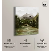 ART REMEDY® "April Woodland" Giclee Nature And Landscape Canvas Art