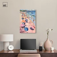 ART REMEDY® "Beach Side Joys" Giclee Nautical And Coastal Canvas Art