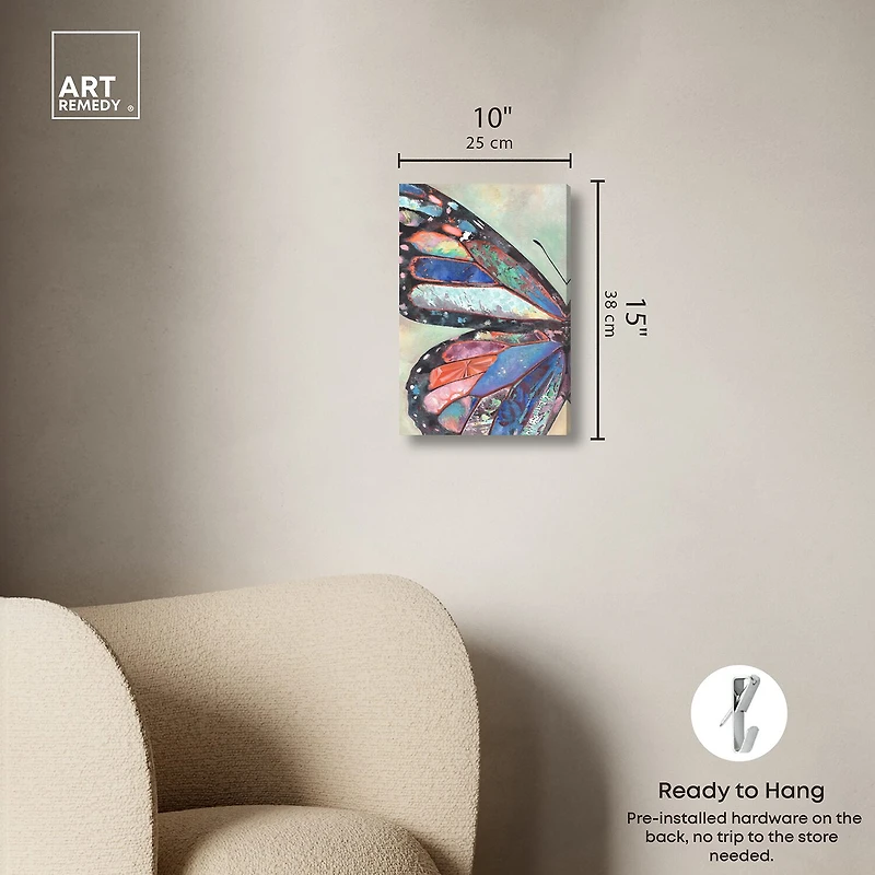 ART REMEDY® "Butterfly Part I" Giclee Animals Canvas Art