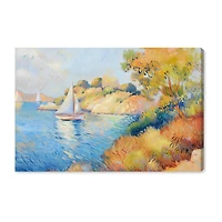 ART REMEDY® "Sail Off In The Morning" Giclee Transportation Canvas Art