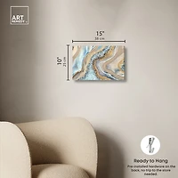 ART REMEDY® "The Luxurious Geode" Giclee Abstract Canvas Art