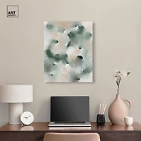 ART REMEDY® "Smoky And Blush Shadows" Giclee Abstract Canvas Art
