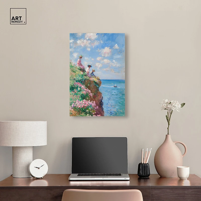 ART REMEDY® "By The Seaside" Giclee Nautical And Coastal Canvas Art