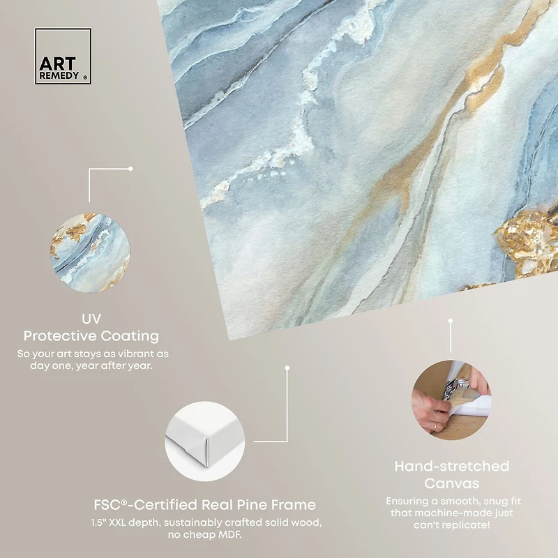 ART REMEDY® "A Beautiful Fiction" Giclee Abstract Canvas Art