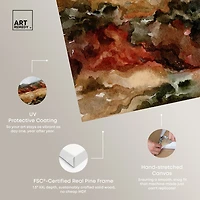 ART REMEDY® "A Campfire" Giclee Nature And Landscape Canvas Art