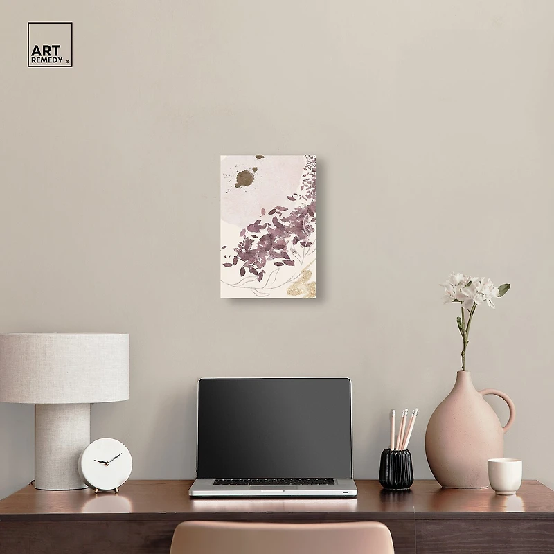 ART REMEDY® "Golden Vineyards" Giclee Abstract Canvas Art