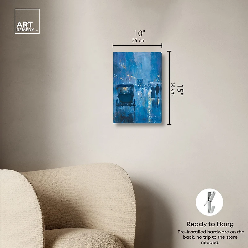 ART REMEDY® "London Nights" Giclee Transportation Canvas Art
