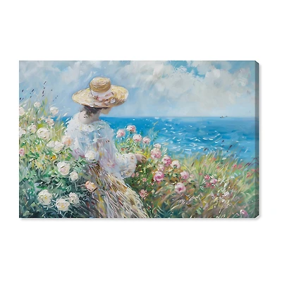 ART REMEDY® "Gentle Sea" Giclee Nautical And Coastal Canvas Art