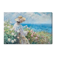 ART REMEDY® "Gentle Sea" Giclee Nautical And Coastal Canvas Art