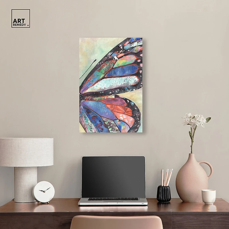 ART REMEDY® "Butterfly Part Ii" Giclee Animals Canvas Art