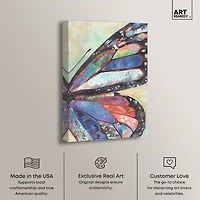 ART REMEDY® "Butterfly Part Ii" Giclee Animals Canvas Art