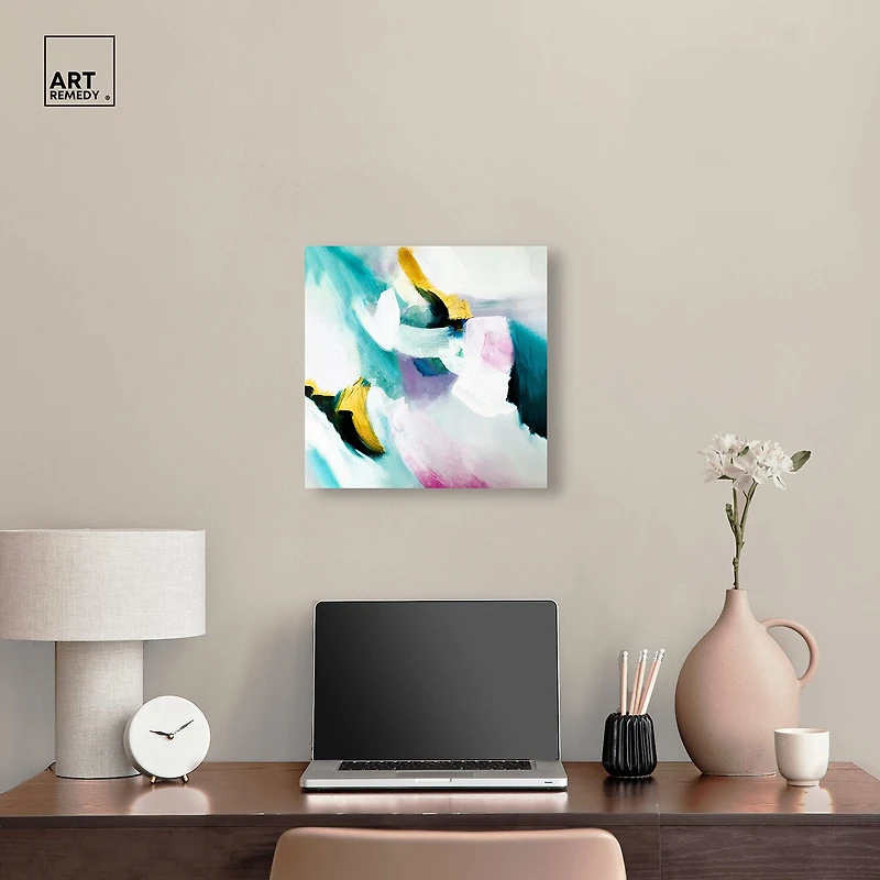 ART REMEDY® "Still Violas" Giclee Abstract Canvas Art