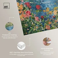 ART REMEDY® "Serene Escape" Giclee Floral And Botanical Canvas Art