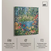 ART REMEDY® "Serene Escape" Giclee Floral And Botanical Canvas Art