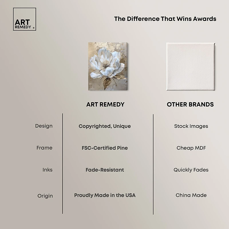 ART REMEDY® "Athenas Flower" Giclee Classic And Figurative Canvas Art