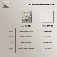 ART REMEDY® "Athenas Flower" Giclee Classic And Figurative Canvas Art