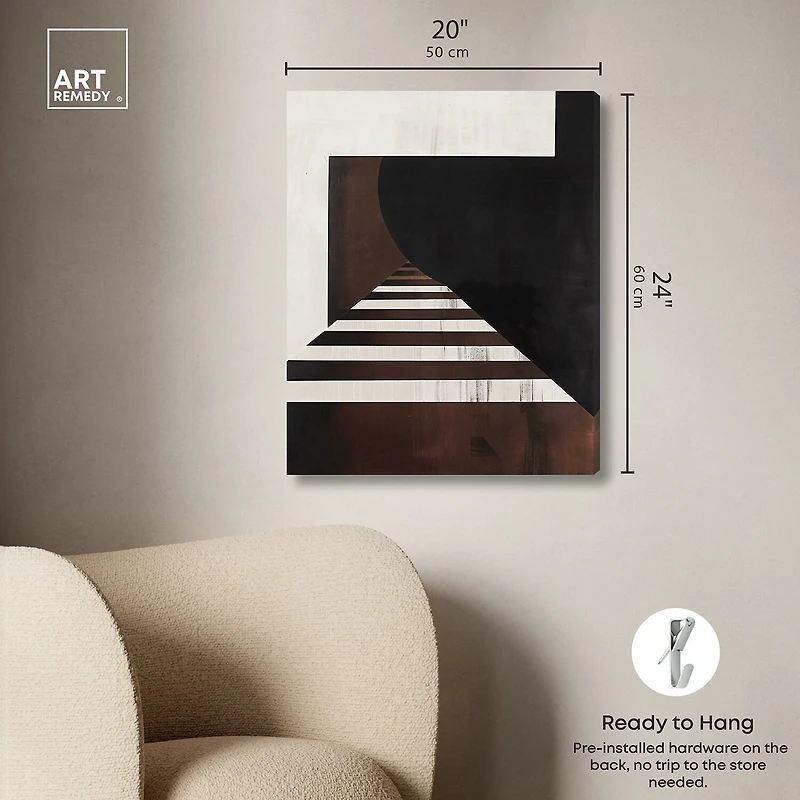 ART REMEDY® "Vertigo" Giclee Abstract Canvas Art
