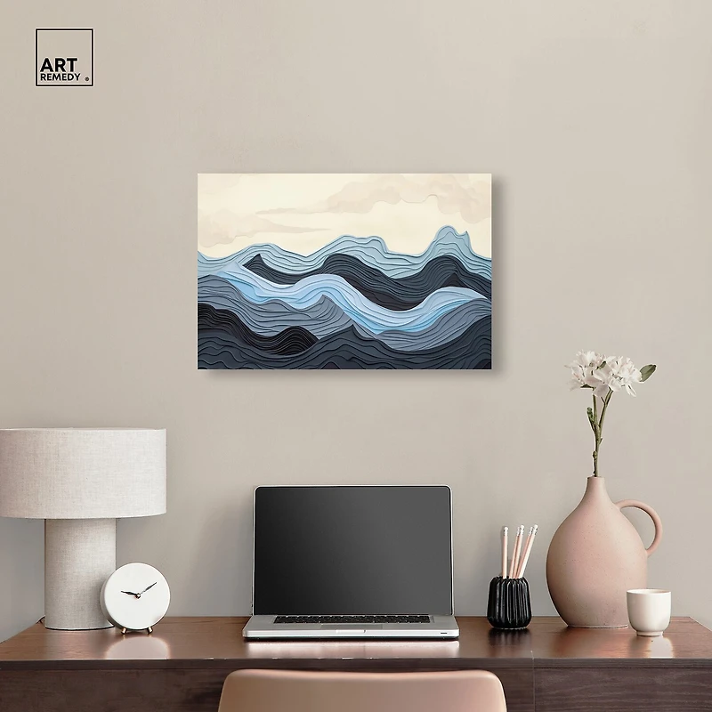 ART REMEDY® "Waverly" Giclee Abstract Canvas Art