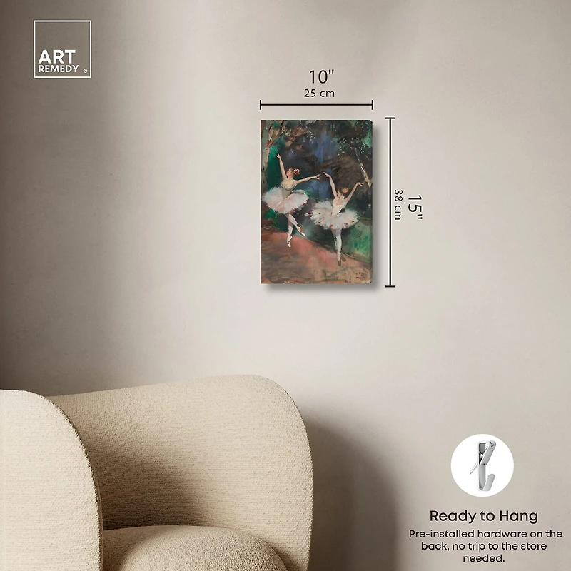 ART REMEDY® "Classical Ballerinas" Giclee Music And Dance Canvas Art