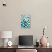 ART REMEDY® "Serene Turtle" Giclee Animals Canvas Art