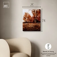 ART REMEDY® "November Landscape" Giclee Nature And Landscape Canvas Art
