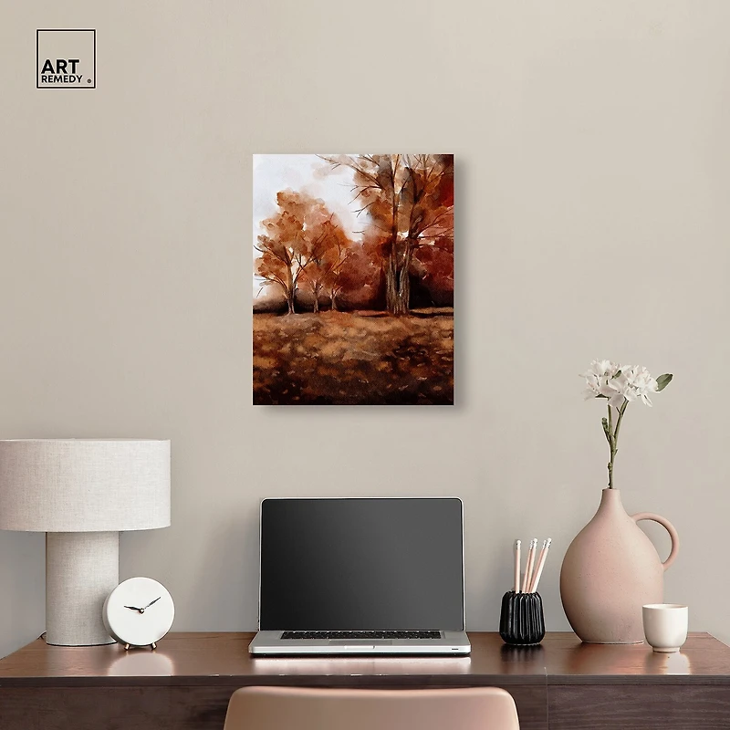 ART REMEDY® "November Landscape" Giclee Nature And Landscape Canvas Art