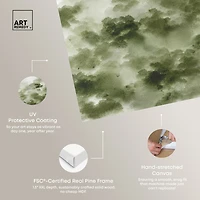ART REMEDY® "Foggy Rainforest" Giclee Nature And Landscape Canvas Art