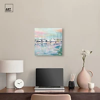 ART REMEDY® "Coastal Dock" Giclee Nautical And Coastal Canvas Art