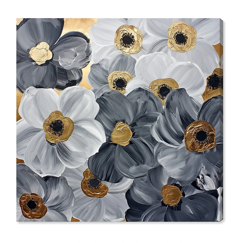 ART REMEDY® "Fields And Fields" Giclee Floral And Botanical Canvas Art