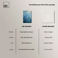 ART REMEDY® "Morning Dew Panoramic" Giclee Classic And Figurative Canvas Art