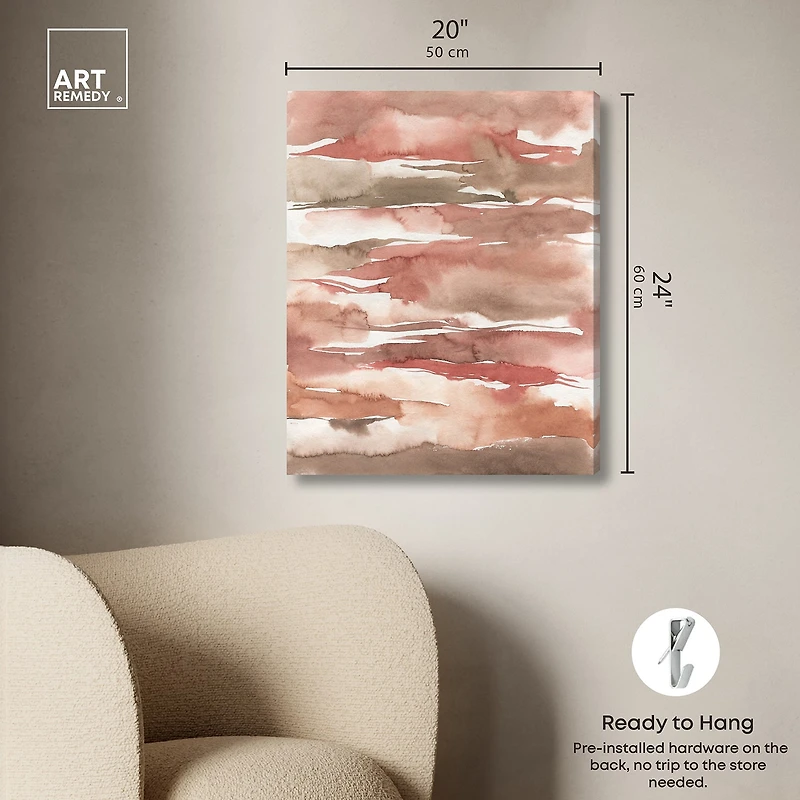 ART REMEDY® "Tone Tinted Powders" Giclee Abstract Canvas Art