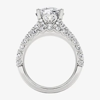 Grown Gorgeous (F,Vs2) Womens 6 1/10 Ct. T.W. Lab White Diamond 14K Gold or Platinum Oval Side Stone Bridal Set