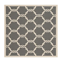 Safavieh Courtyard Collection Jobeth Geometric Indoor/Outdoor Square Area Rug