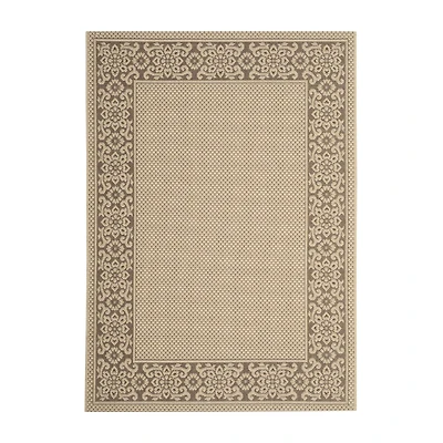 Safavieh Courtyard Collection Oswald Floral Indoor/Outdoor Area Rug