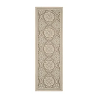 Safavieh Courtyard Collection Roza Geometric Indoor/Outdoor Runner Rug