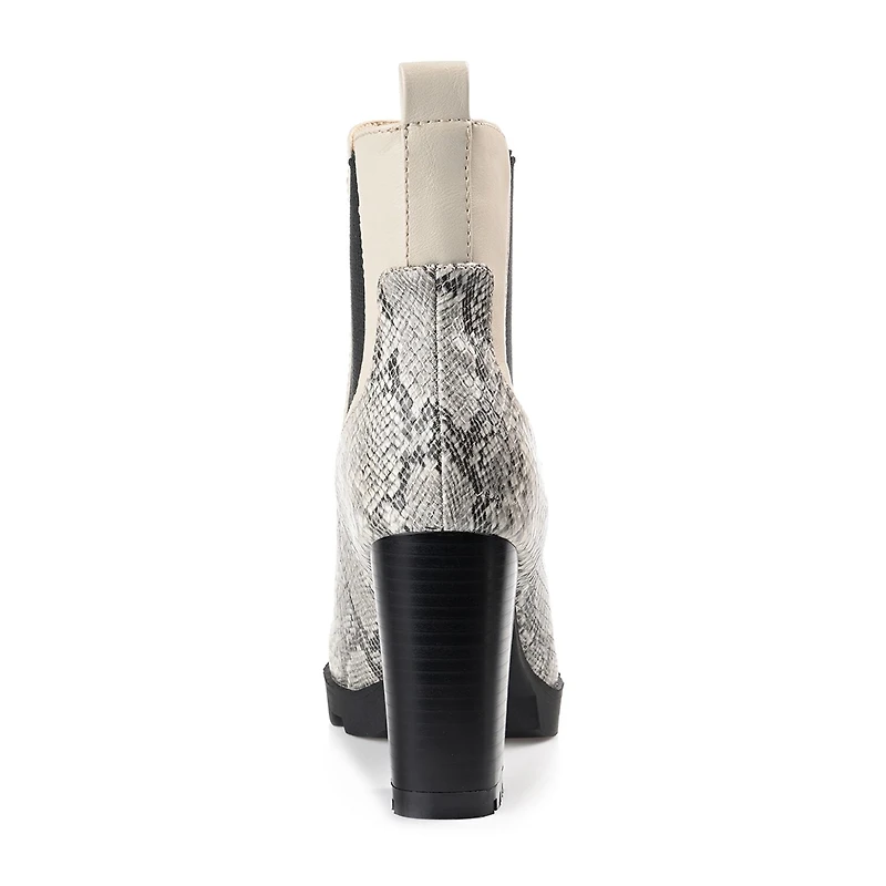 Journee Collection Womens Islana Stacked Heel Booties